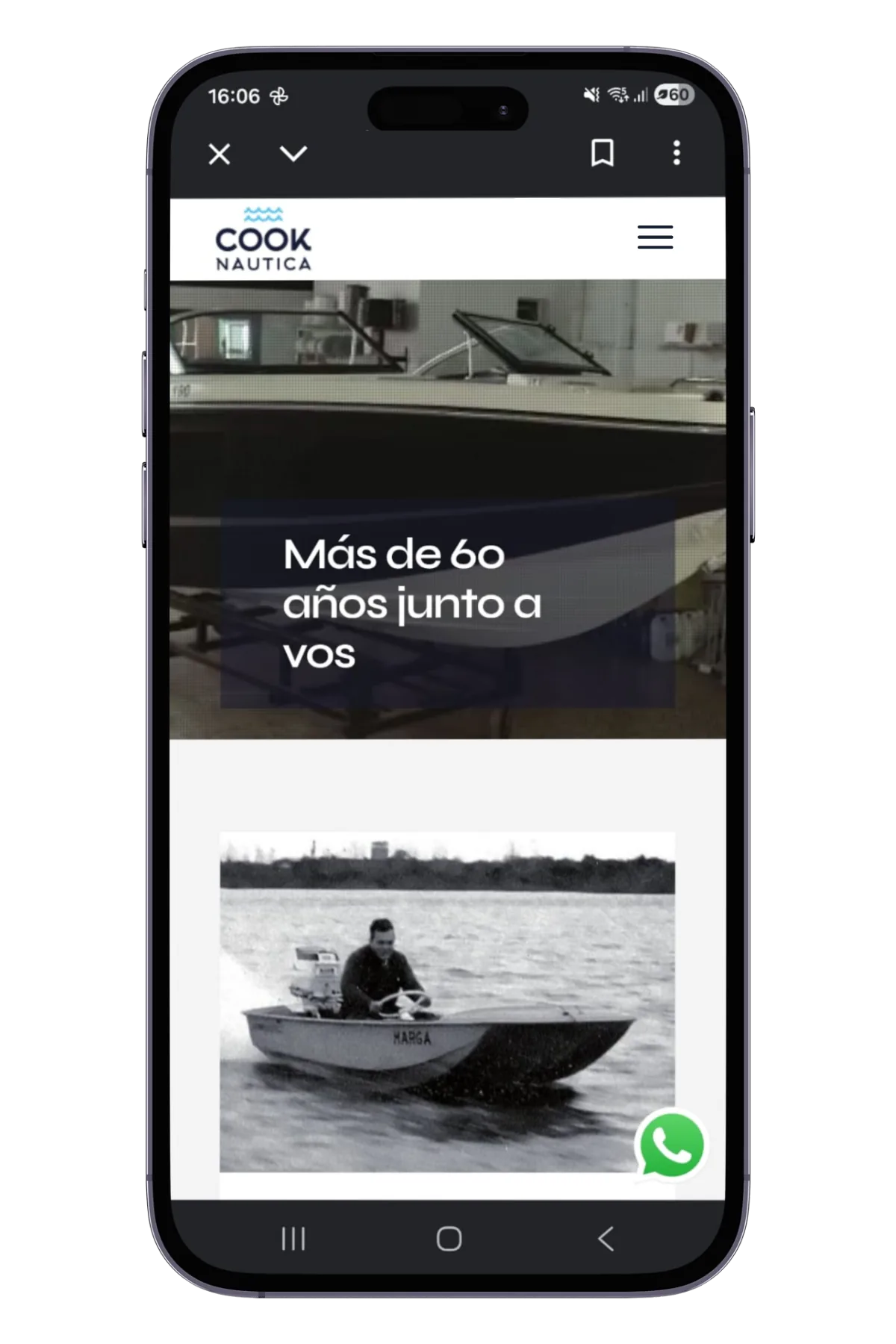 Sistema visual de Náutica Cook