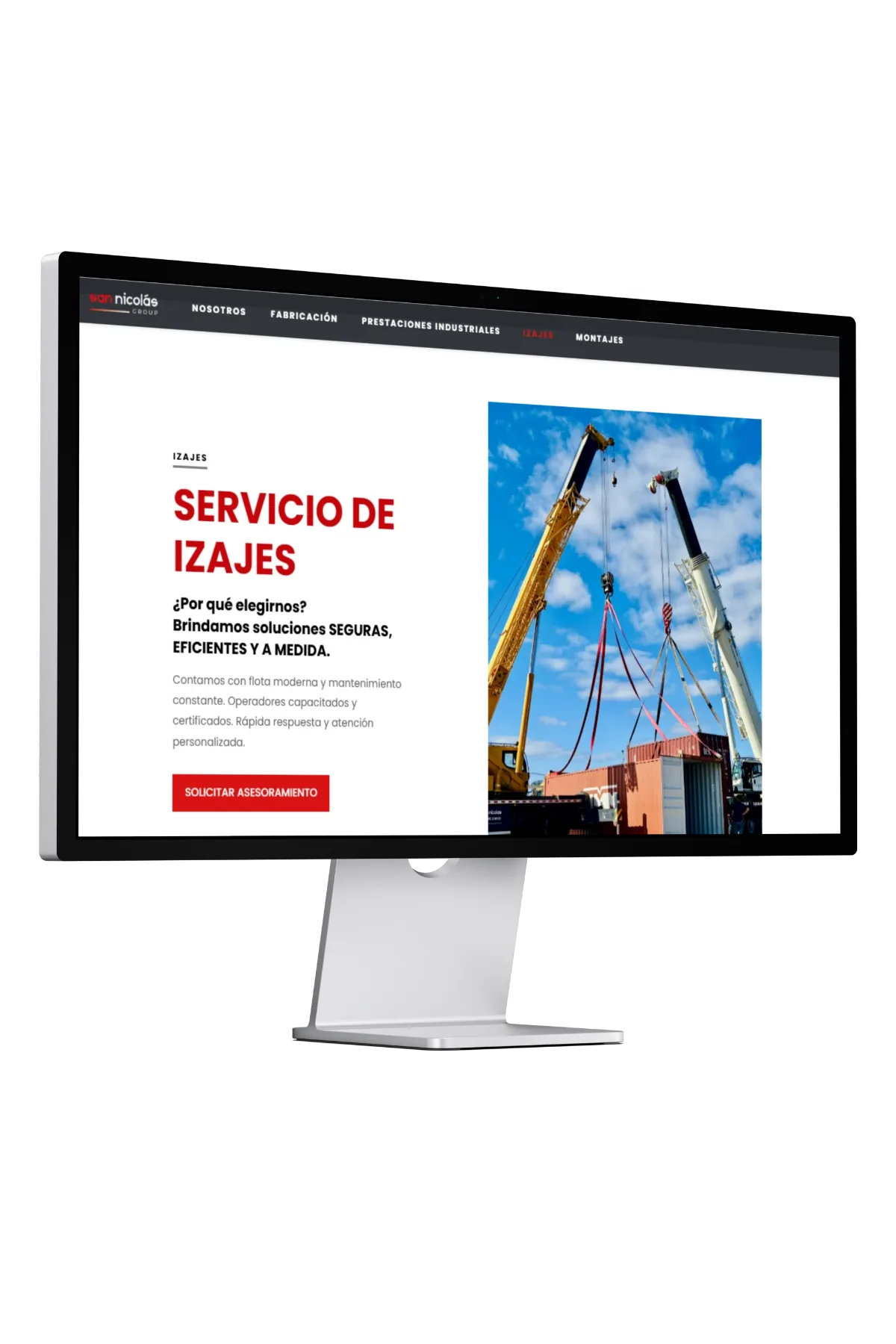 Optimized Navigation Menu - San Nicolás Group